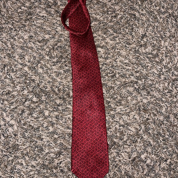 Stefano Ricci Red Patterned Silk Tie - Picture 2 of 4